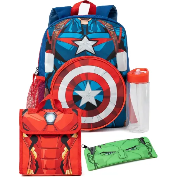 Ensemble de sacs d'école Marvel Captain America pour garçons