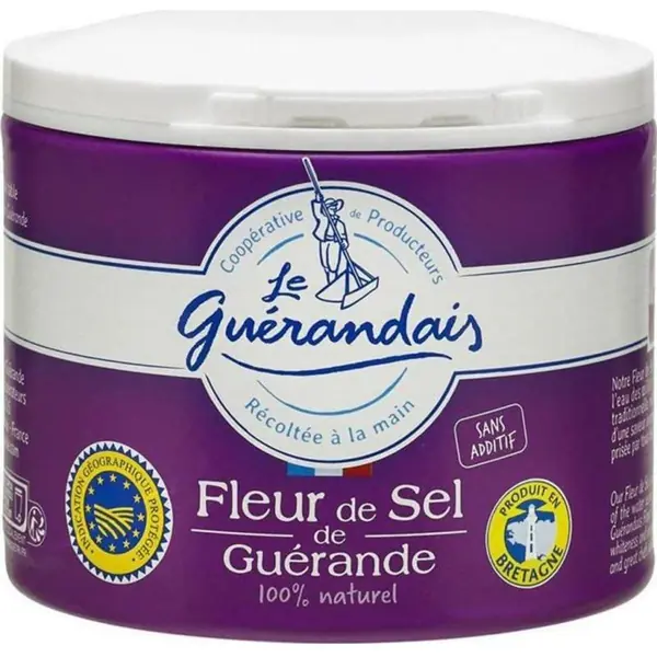 Fleur de sel de Guérande Label Rouge AOP sel marin naturel