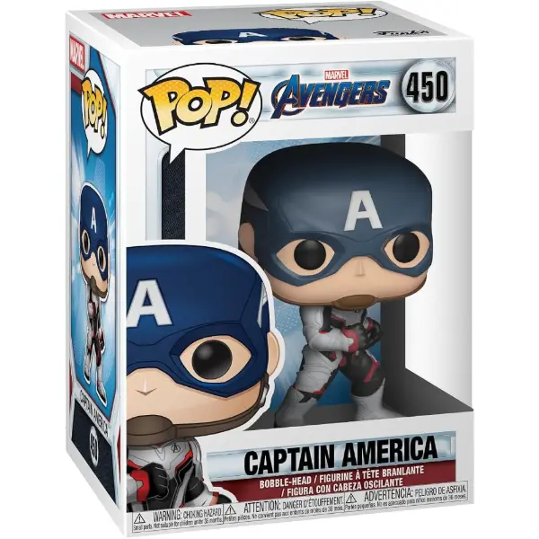Figurine Funko Pop Marvel Avengers Captain America numéro 450