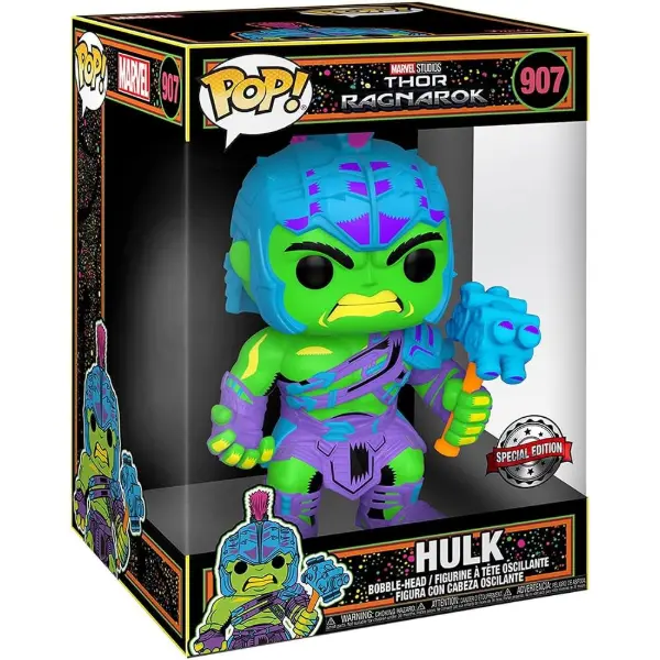 Funko Pop! Jumbo — Hulk Black Light #907