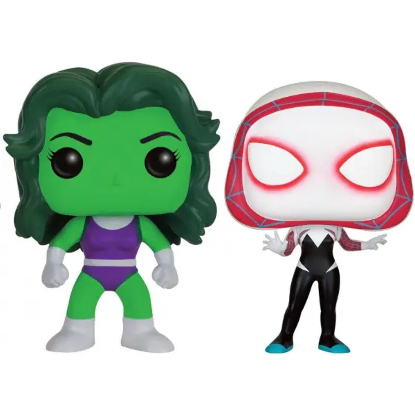 Funko Pop! — Lot She-Hulk et Spider-Gwen