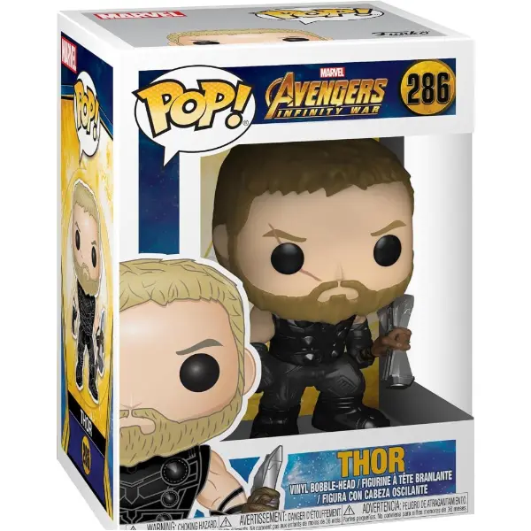Funko Pop! Thor d'Avengers Infinity War avec la hache Stormbreaker