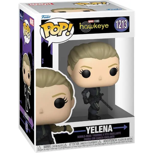 Funko Pop! Marvel Studios Hawkeye — Yelena, figurine bobble-head