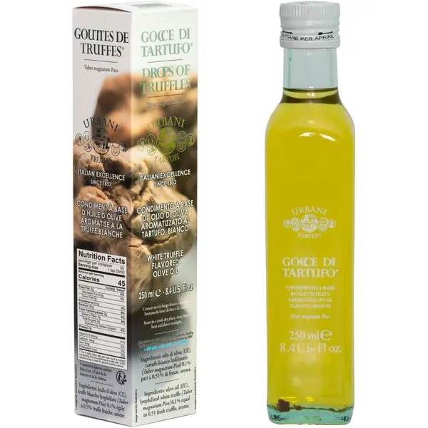 Huile d'olive à la truffe blanche Urbani 250ml Italie