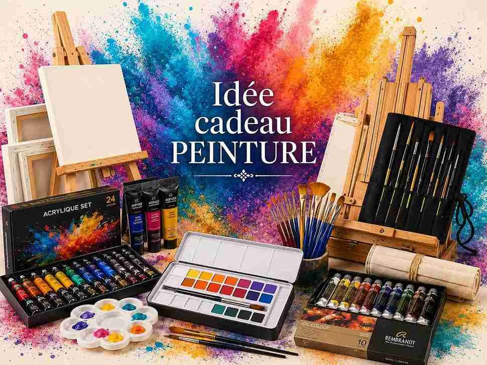 46 Idées Cadeaux Peinture : Pinceaux, Couleurs, Toiles et Coffrets pour Artistes