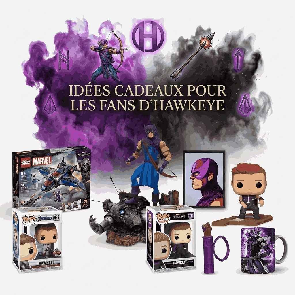 Cadeaux Oeil de Faucon : 37 idées de figurines Ronin, Funko, comics, mugs et LEGO autour de Clint Barton – Hawkeye