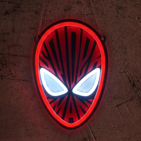 Lampe néon LED murale alimentée par USB