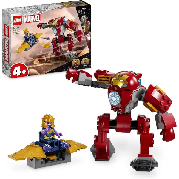 LEGO 76263 Marvel — La Hulkbuster d'Iron Man contre Thanos — idée cadeau Avengers