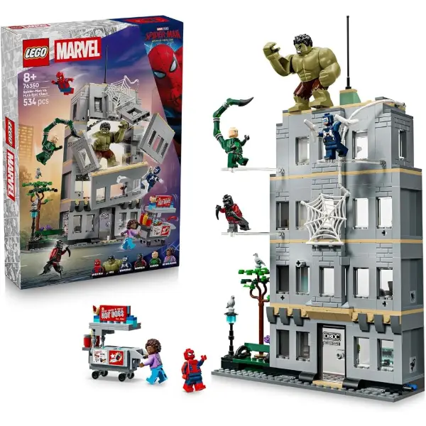 LEGO Marvel — l'affrontement Spider-Man et Hulk
