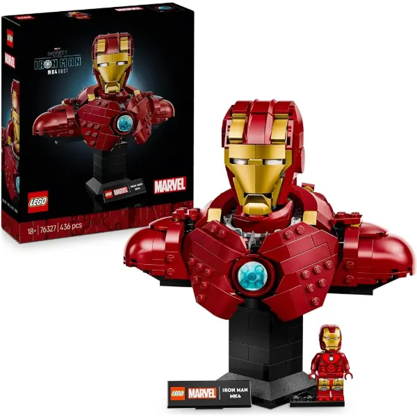 LEGO Marvel — Buste d'Iron Man MK4