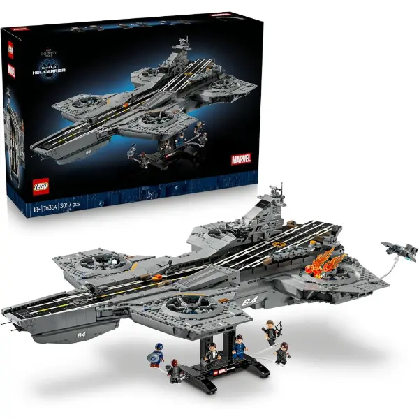 LEGO Marvel — L'Héliporteur du SHIELD — idée cadeau Avengers