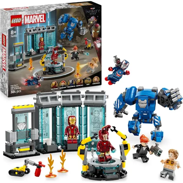 LEGO Marvel — Le Laboratoire d'Iron Man : la Salle des Armures