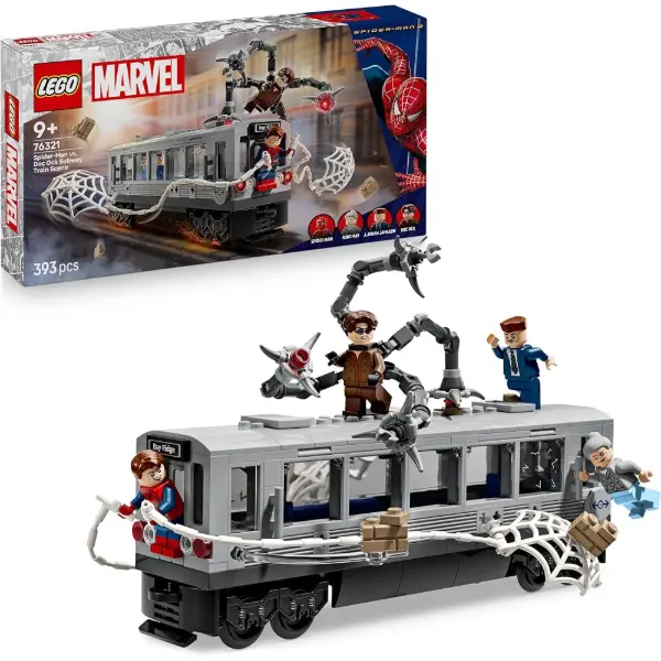 LEGO Marvel — la scène du train Spider-Man et Docteur Octopus
