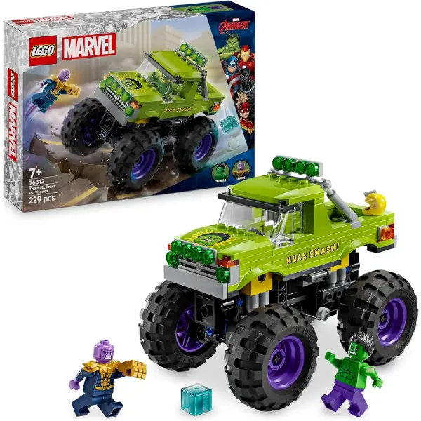 LEGO Marvel — Le Tout-terrain de Hulk contre Thanos — idée cadeau Avengers