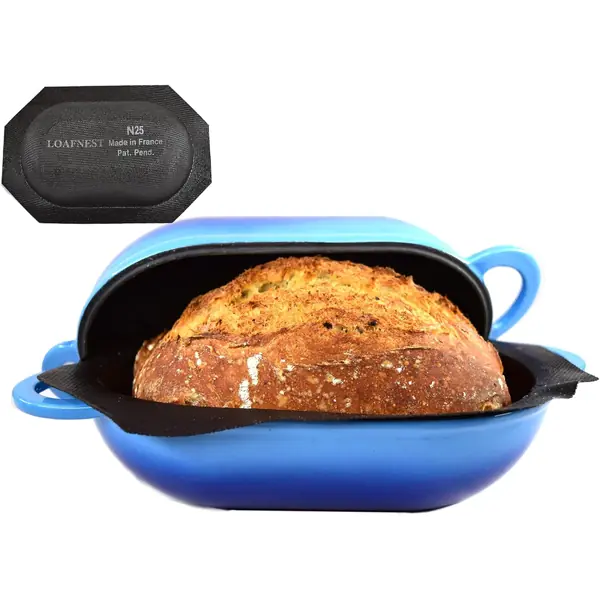 LoafNest cocotte fonte rectangulaire pour pain de mie levain maison