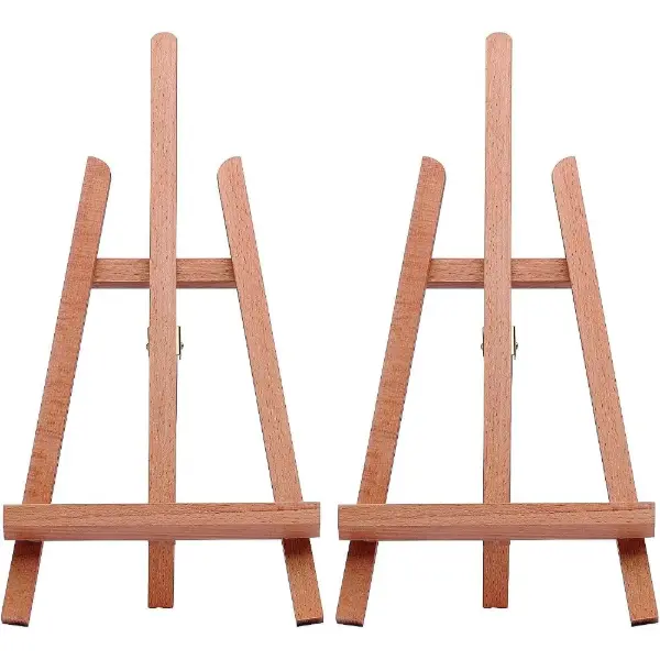 Marabu, chevalet de table en bois d'environ 43 cm de hauteur