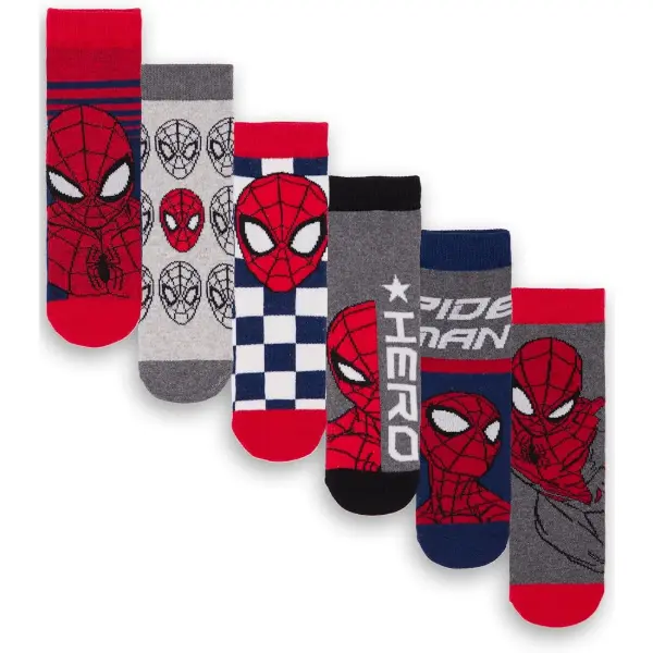 Marvel — lot de 6 paires de chaussettes garçon