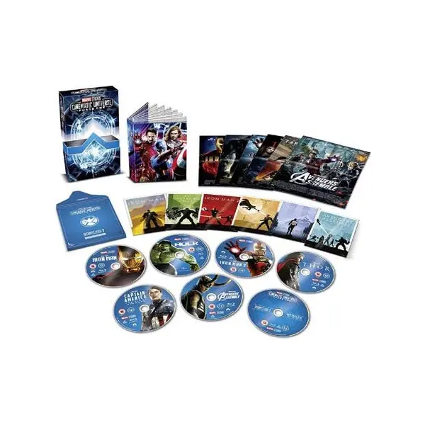 Marvel Studios Collector's Edition Box Set — Phase 1, 7 disques — idée cadeau Avengers