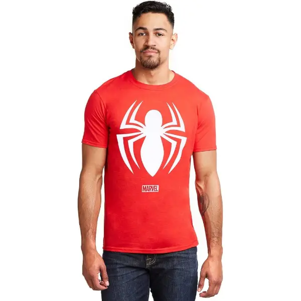 Marvel — t-shirt logo Spiderman homme