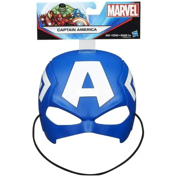 Masque officiel Hasbro Captain America Movie Roleplay avec sangle réglable
