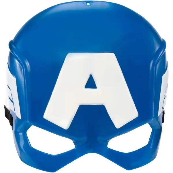 Masque Captain America en plastique rigide moulé en 3D