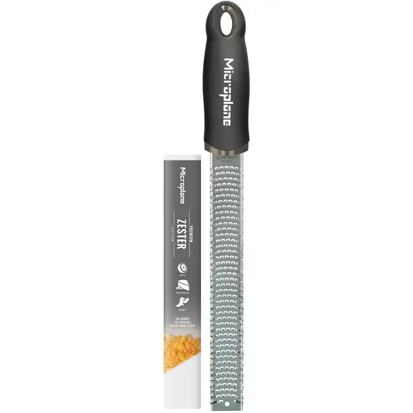 Microplane Classic Zester râpe fine noire pour parmesan citron noix de muscade