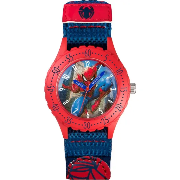 Montre enfant quartz analogique, bracelet textile
