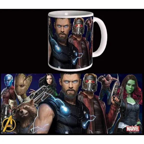SEMIC — Mug officiel Marvel Infinity War, Thor — idée cadeau Avengers