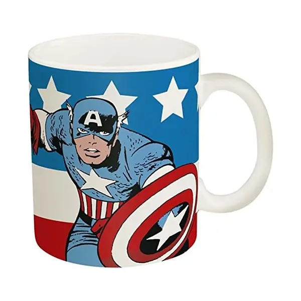 Mug Zak Designs Marvel Comics Captain America d'une contenance de 33 cl