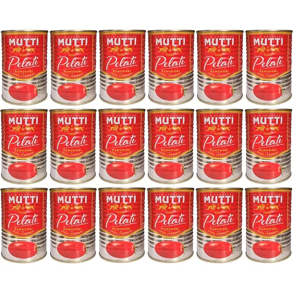 Mutti Pomodori Pelati tomates pelées 18 boîtes 400g format restaurant