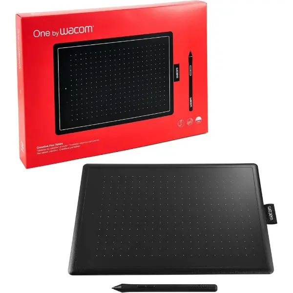 Wacom One, tablette graphique format medium avec stylet sans pile