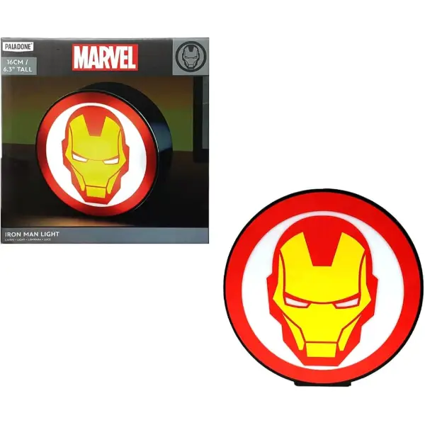 Paladone Marvel — Boîte lumineuse Iron Man, 13 cm