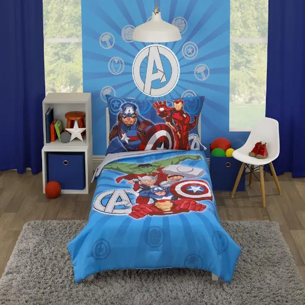 Marvel Avengers Team — Parure de lit 4 pièces
