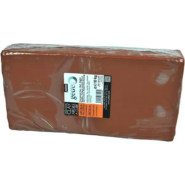Sac de 10 kg d'argile à cuire rouge naturelle Pébéo Gédéo pour poterie