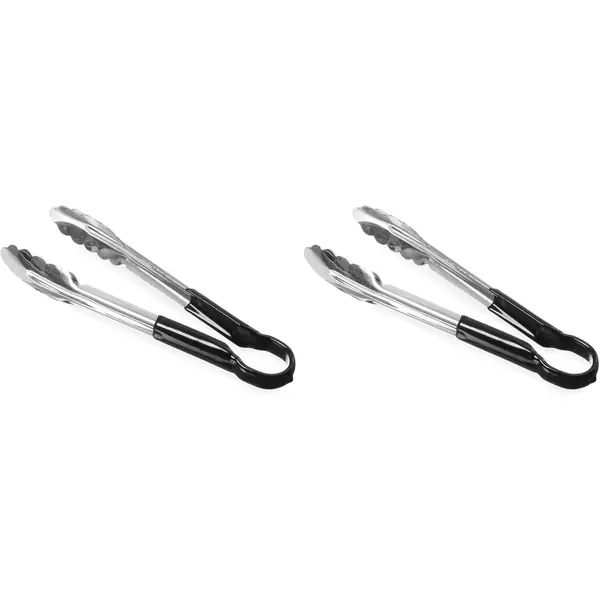 Pince de service courte en inox pour plancha