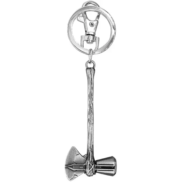 Porte-clés Marvel de la hache Stormbreaker en étain à patine mate