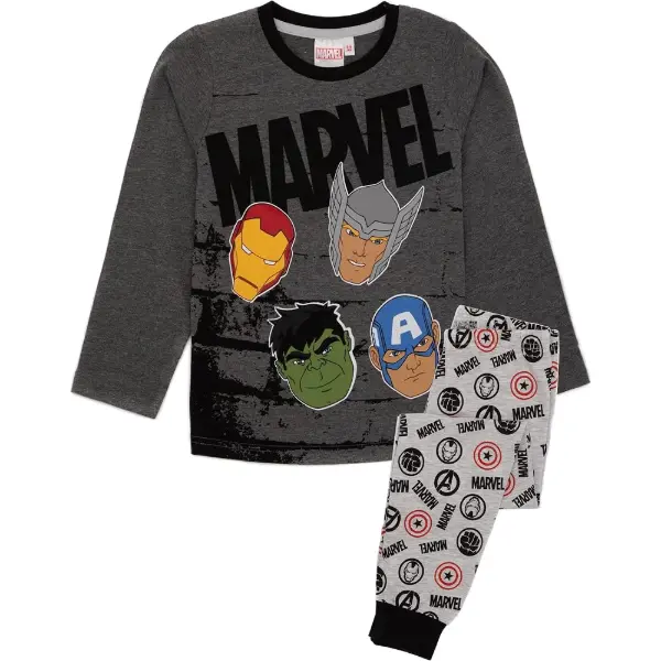 Marvel Avengers — Pyjama manches longues gris