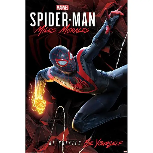 Pyramid — poster Miles Morales, Cybernetic Swing
