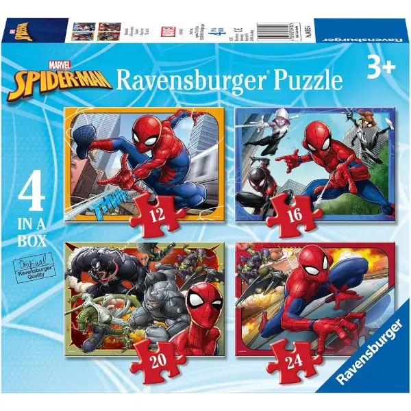 Ravensburger — 4 puzzles évolutifs Spider-Man