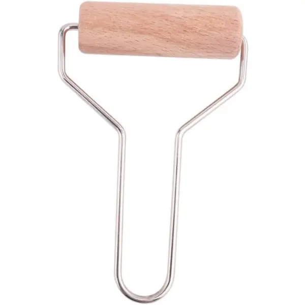 Rouleau en bois lisse pour modelage et étalage de l'argile