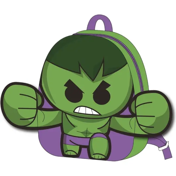 CERDÁ — Sac à dos Avengers avec peluche Hulk — idée cadeau Avengers