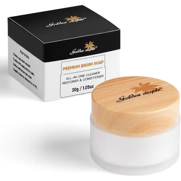 Golden Maple, savon nettoyant et après-soin pour pinceaux d'artiste