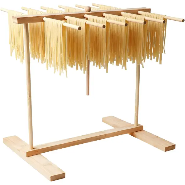 Séchoir à pâtes 12 bras extensible pliable pour pâtes fraîches maison