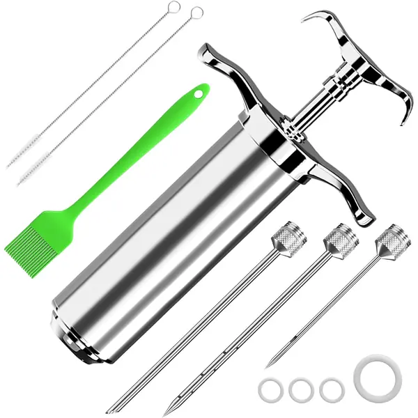 Seringue a marinade en inox pour injecter la viande