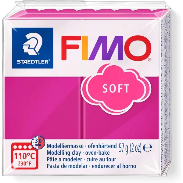 Pain de pâte à modeler polymère Staedtler Fimo Soft de 57 g