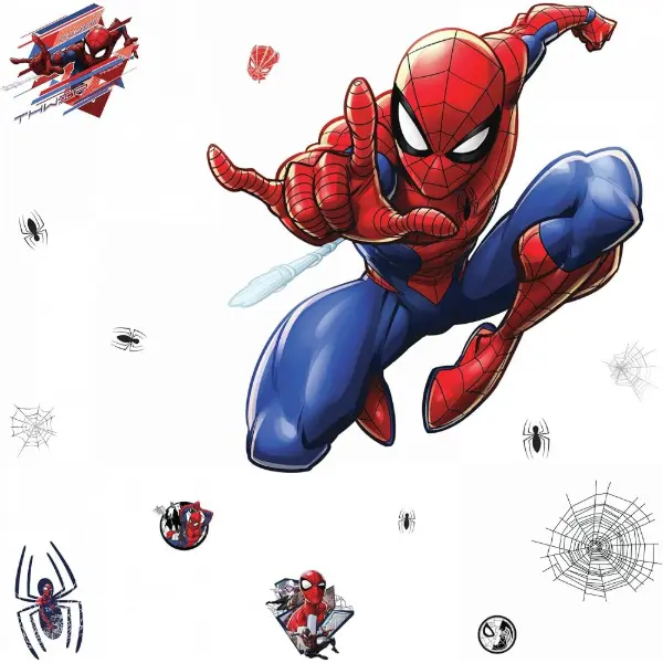 Sticker géant repositionnable Spiderman