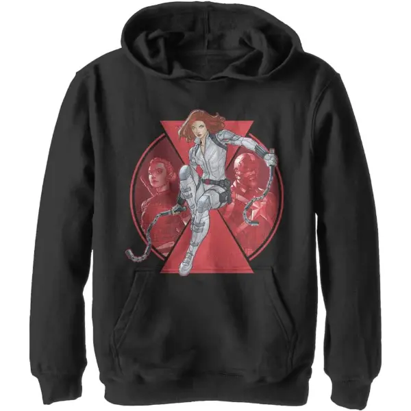 Marvel — Sweat à capuche Widow Team pour enfants