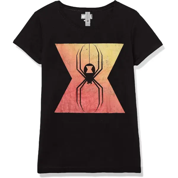 Marvel — T-shirt dégradé avec logo Veuve, coupe fille