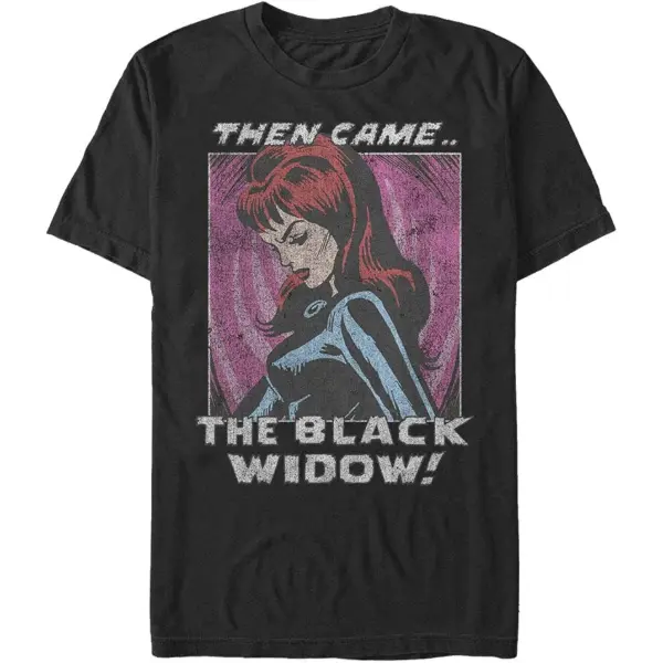 Marvel Universe — T-shirt Black Widow, coupe homme