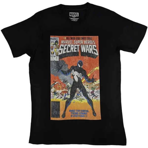 T-shirt Spiderman Secret Wars noir